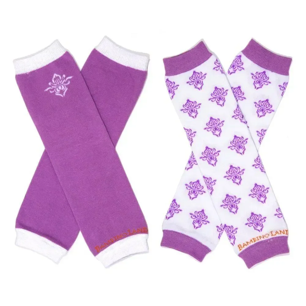 6 pairs of girly baby leg warmers - OS fits 4 months and up